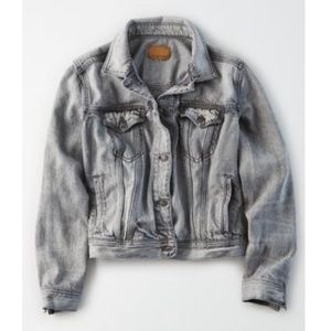 AE Gray Denim Jacket